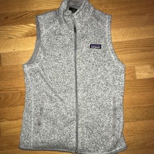 Brand New Heathered Grey Fleece Patagonia Vest